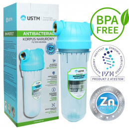 3/4" UST-M antibacterial pipe body filter | MojaWoda.com