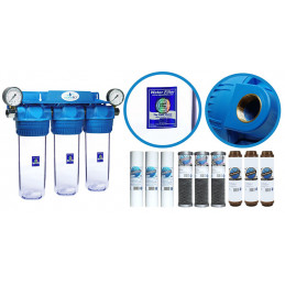 Filtr 3-stupňový mechanický odželezovač uhlíkový | MojaWoda.com