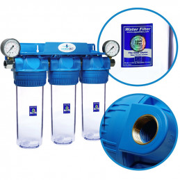 3-stage mechanical carbon KDF filter | MojaWoda.com