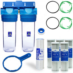 Filtr 2-stupňový sieťový uhlíkový | MojaWoda.com