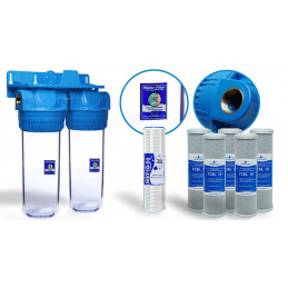 Filtr 2-stupňový sieťový uhlíkový | MojaWoda.com