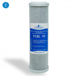 2-stage carbon mesh filter | MojaWoda.com