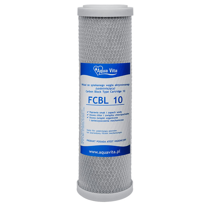FCBL10 Aqua Vita carbon block filter | MojaWoda.com