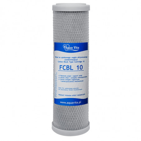 FCBL10 Aqua Vita carbon block filter