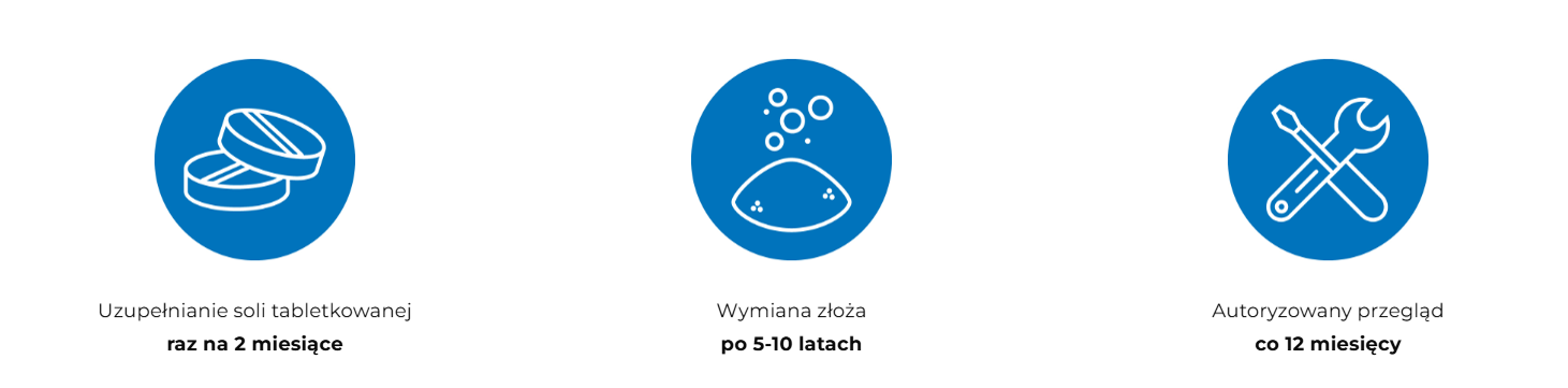 KLARWOD CS AURIX 30L automatyczny zmiękczacz wody ekran dotykowy Bluetooth